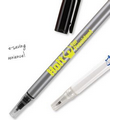 Markliter Chisel Point Highlighter & Spotliter Fine Point Pen (Silver)